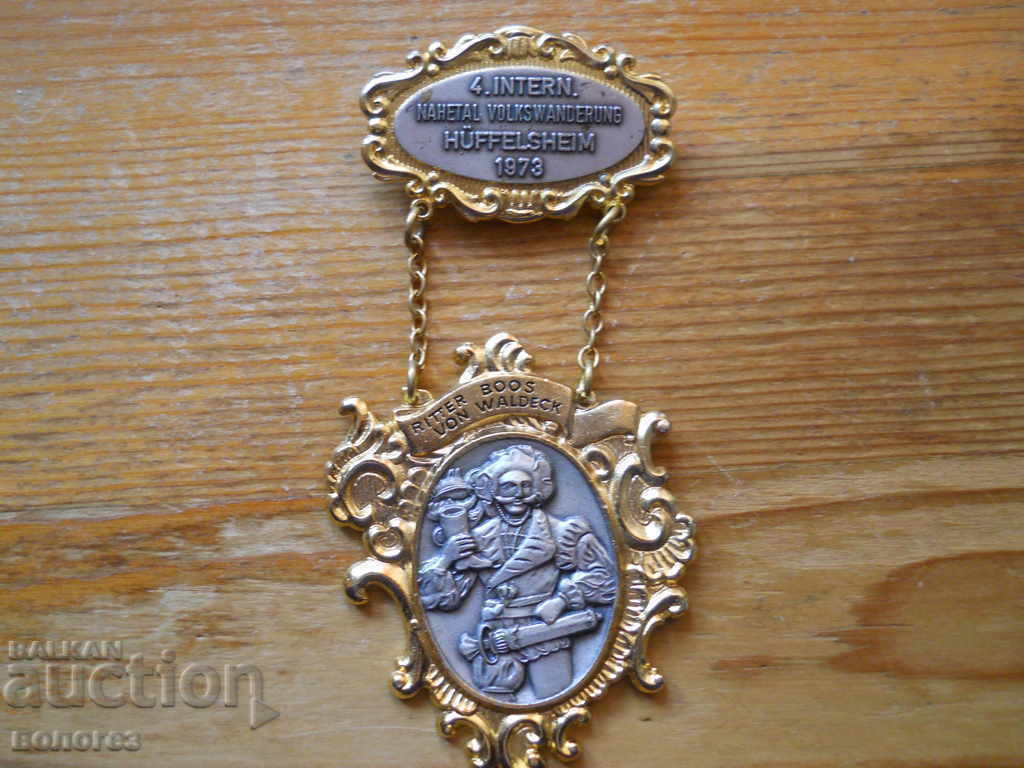 Μετάλλιο Διεθνούς Τουριστικής Εκστρατείας - Γερμανία 1973 με τιμή 15.00 BGN | € 7.67