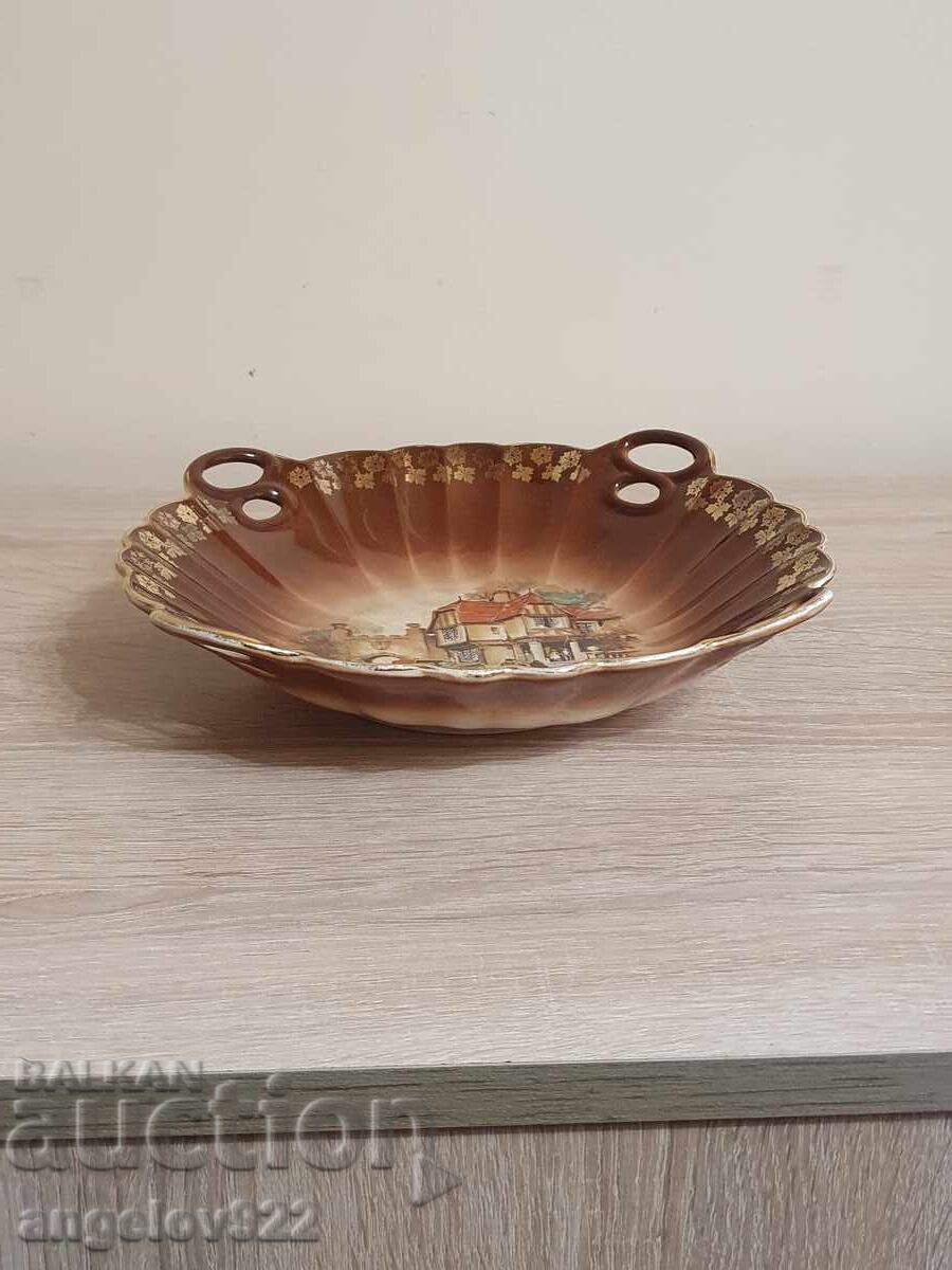 English porcelain fruit bowl Crown Devon
