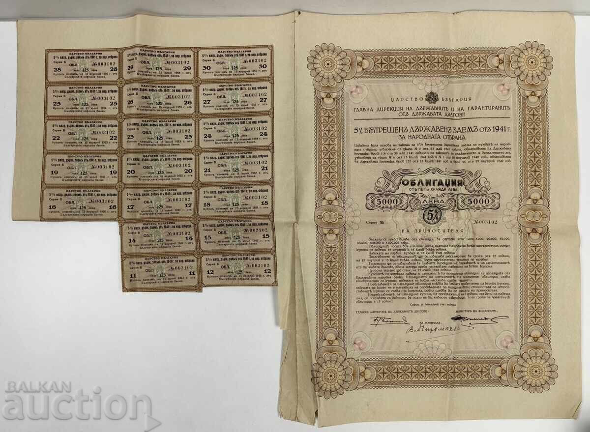 1941 ΟΜΟΛΟΓΙΑ ΔΑΝΕΙΟΥ ΕΓΓΡΑΦΟ