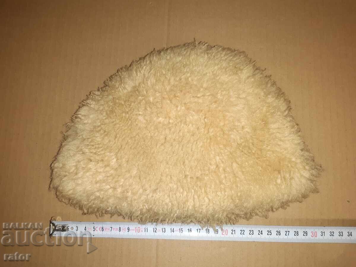Old lambskin hat