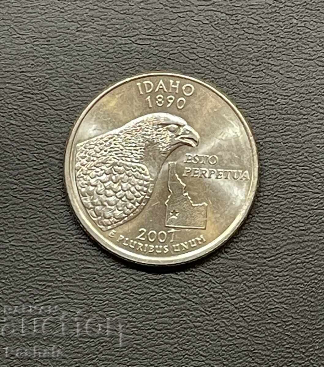 ΗΠΑ 25 σεντ 2007 IDAHO