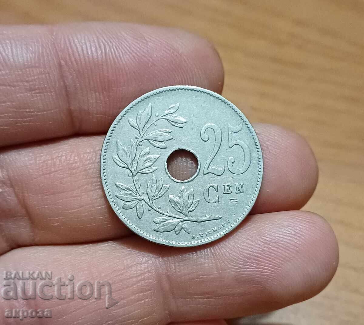 25 λεπτά Βελγίου 1927 25 λεπτά Βελγίου 1927