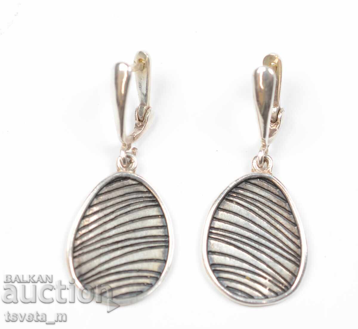 Ασημένια σκουλαρίκια 6 γρ. / 925