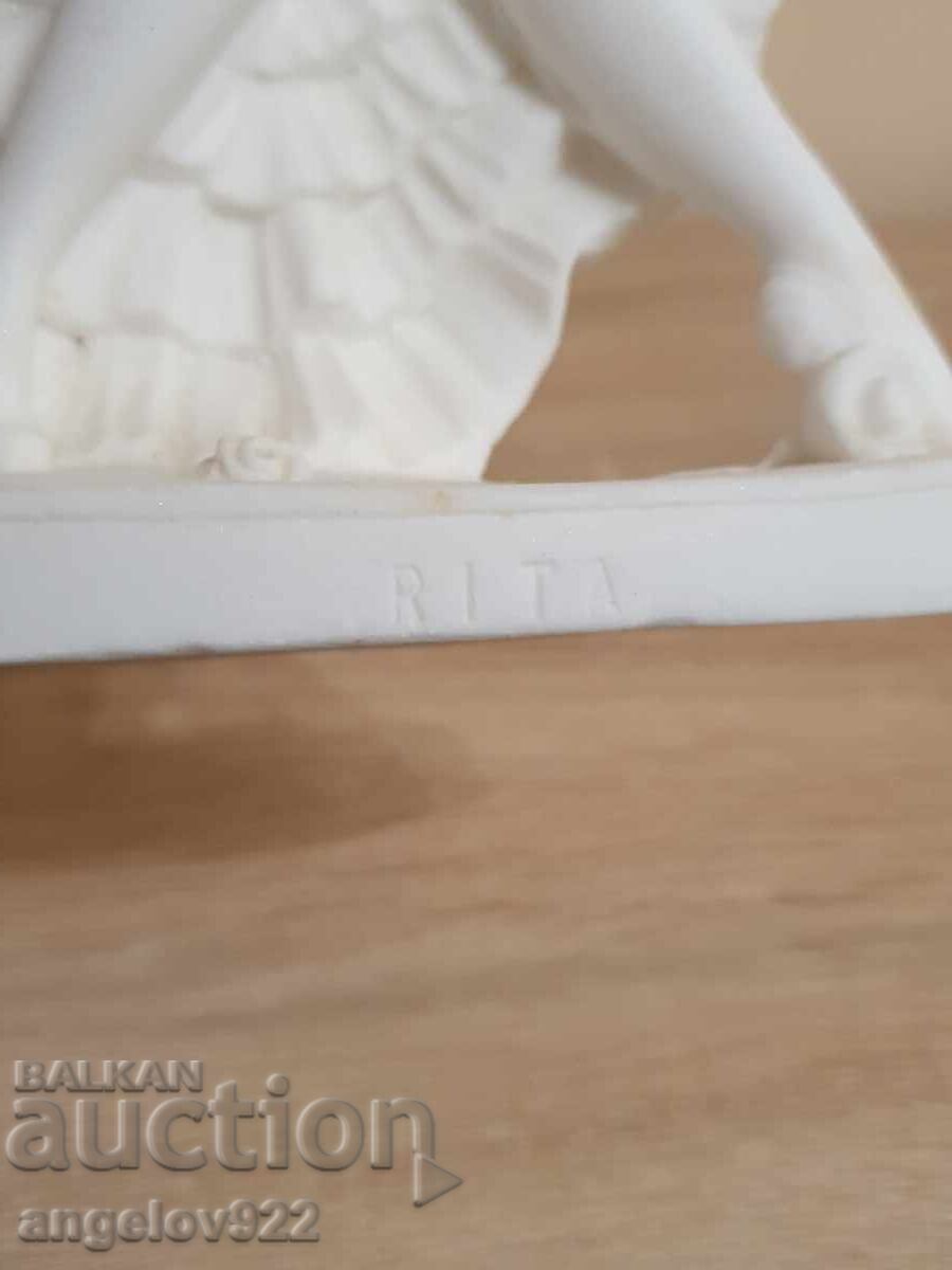 Massive figure alabaster statuette - 5