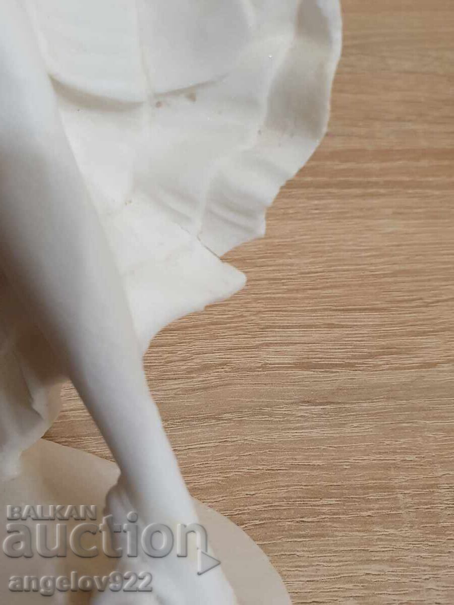 Massive figure alabaster statuette - 7