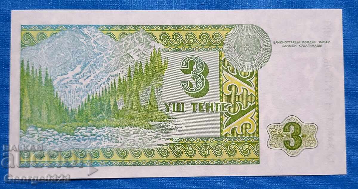 Kazahstan 1993 3 Tenge UNC Nouă cu preț 15.99 BGN | € 8.18