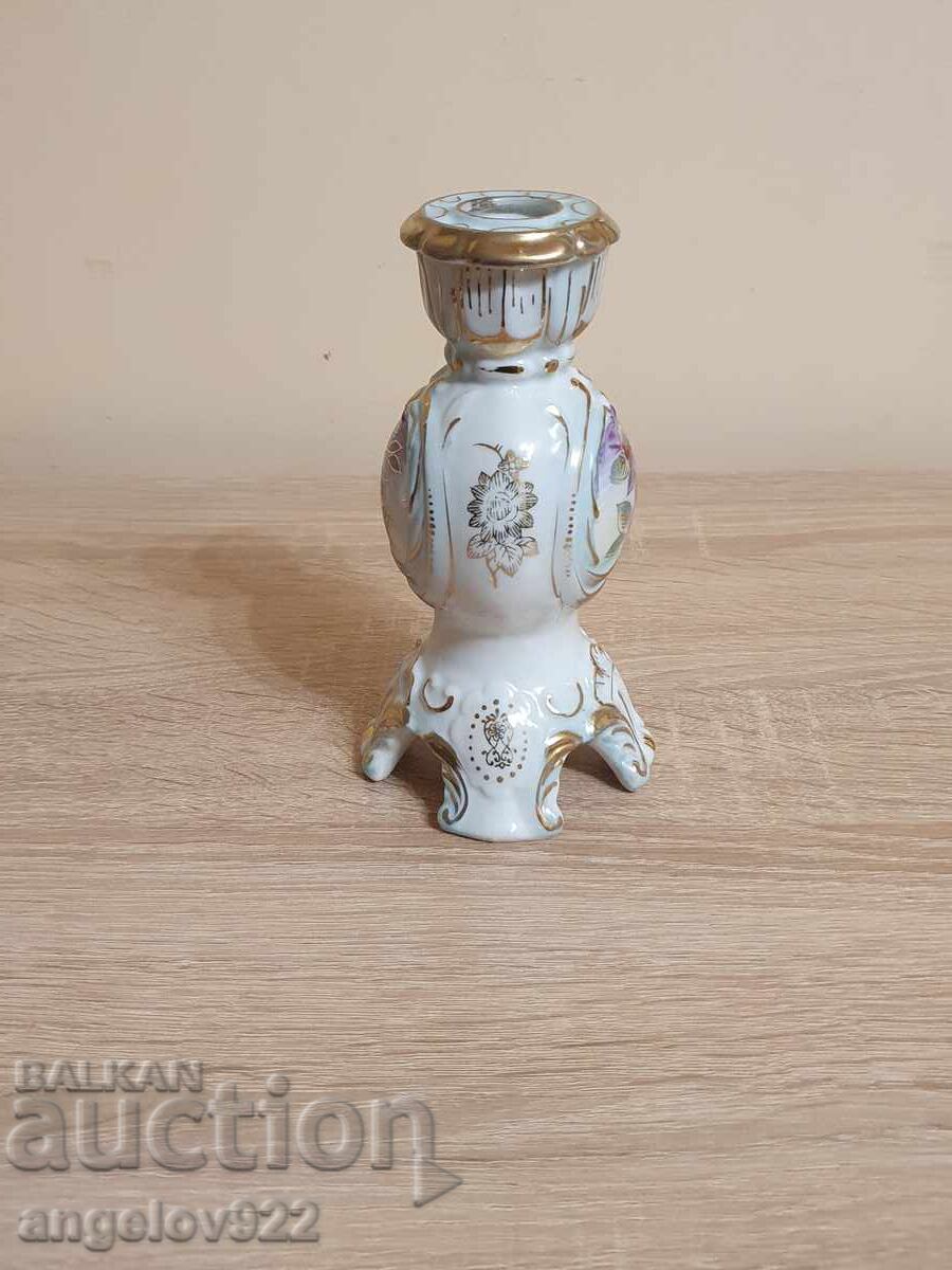 Auction  Beautiful porcelain candle holder IMPORT