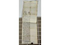 A VERY OLD AND VERY LARGE OTTOMAN DOCUMENT