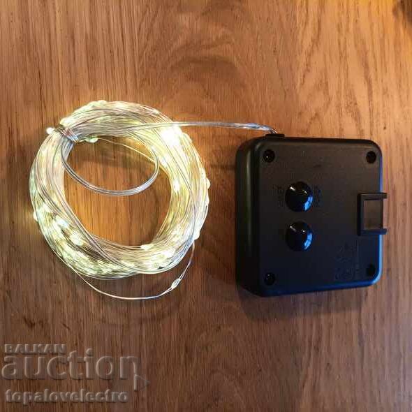 NOU! Ghirlande solare LED 200 LED, luminițe, 2 buc x 22 m - 6