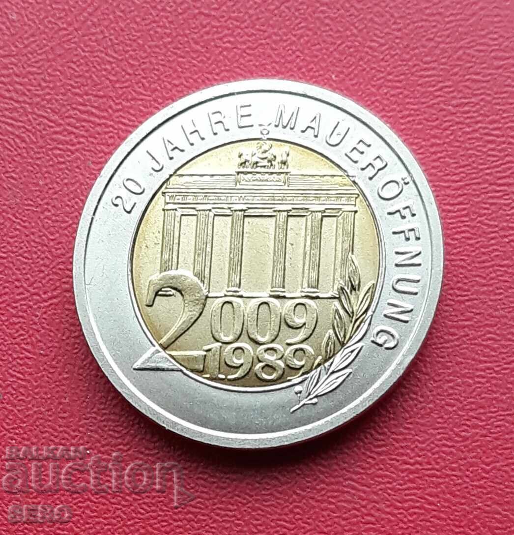 Medal - Germany 2009 - 20 Years of the Reunification of the FRG and GDR
