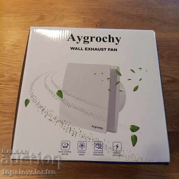 NOU! Ventilator pentru baie 150 mm – 20W absorbant silențios, 135 m/h - 7