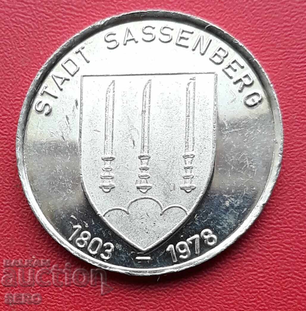 Medalie - Germania - Zesenberg - Biserica Sf. Ecaterina Medalie - Germania - Zesenberg - Biserica Sf. Ecaterina