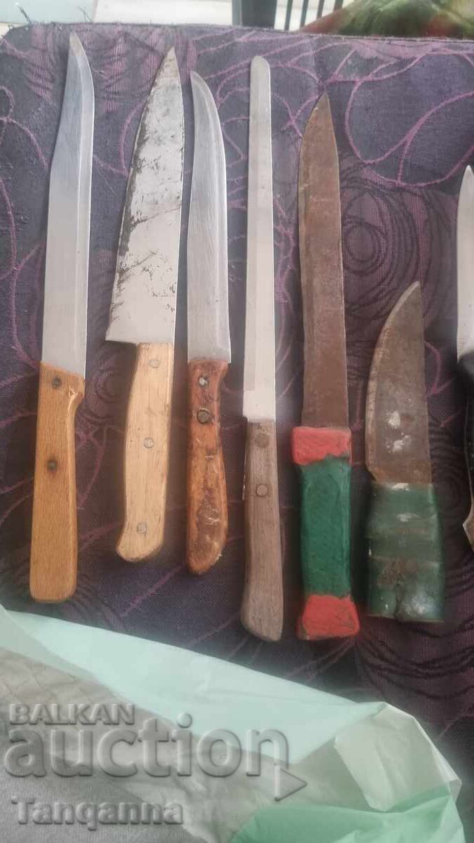 Lot of old knives