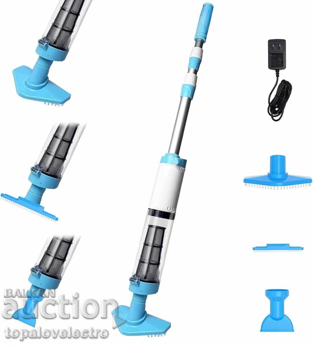 NEW! 3-in-1 Cordless Pool Vacuum, 90 min Runtime NEW! 3-in-1 Cordless Pool Vacuum, 90 min Runtime