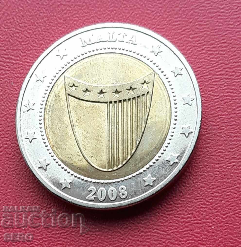 Медал-Малта-преминаване към евро с цена 2.00 лв. | € 1.02