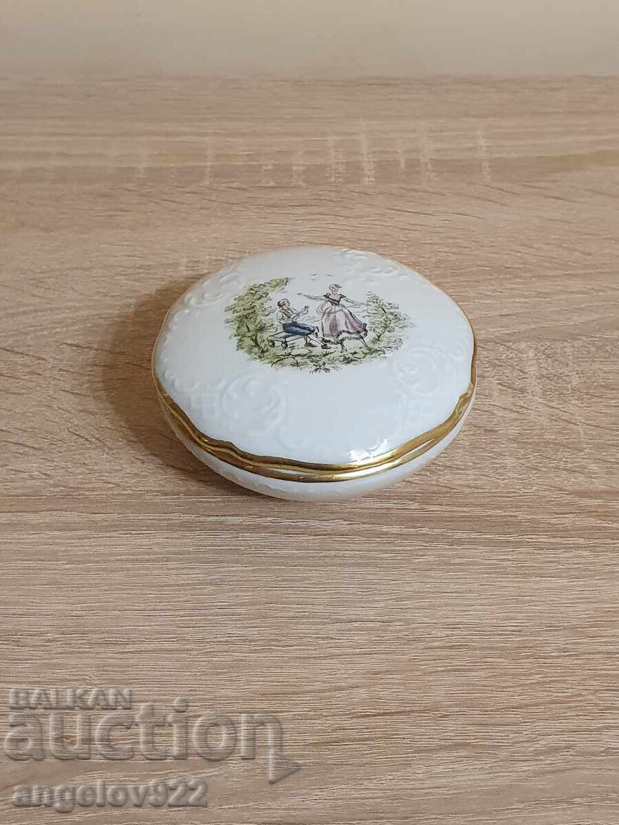 Cutie de bijuterii din porțelan bavarez Zeh Scherzer