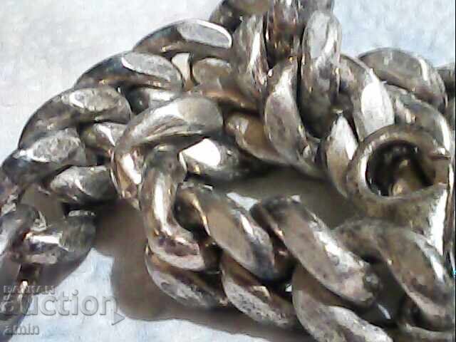 Παράδοση Πολύ παλιά ασημένια βραχιόλι, δοκιμασία 925