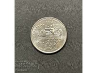 SUA 25 cenți 2002 INDIANA