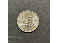 SUA 25 cenți 2002 MISSISSIPPI