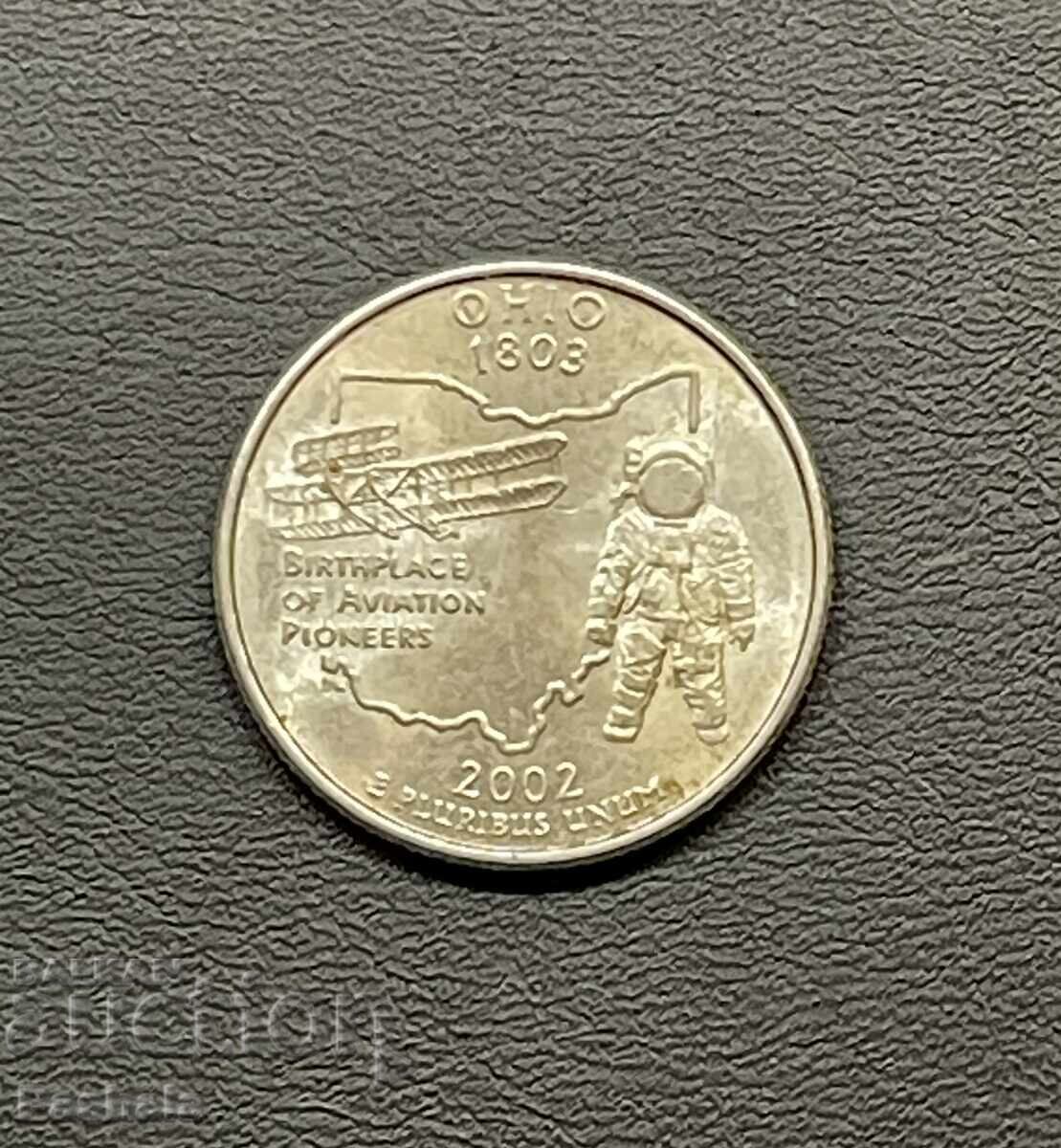 SUA 25 cenți 2002 0H0I