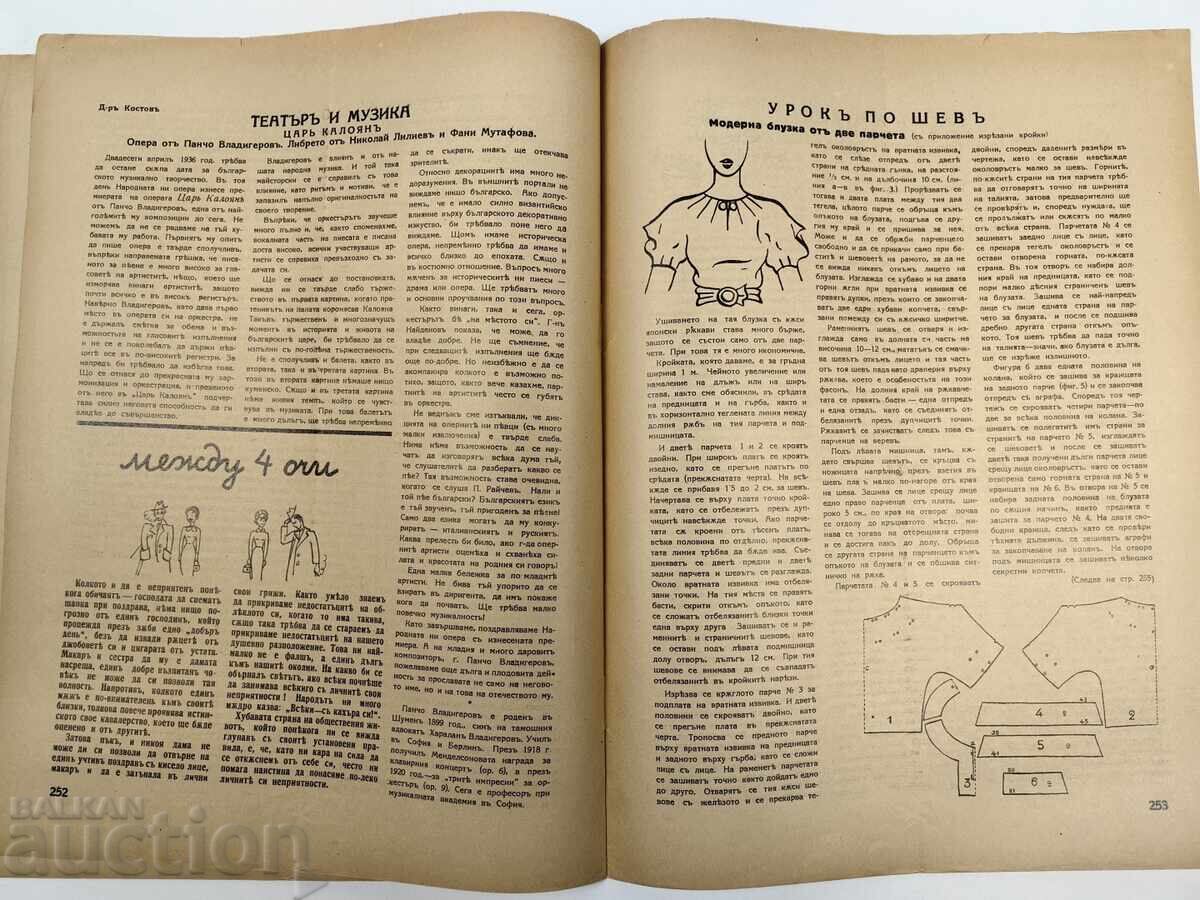 Delivery of 1936 Magazine Conversation Kingdom Bulgaria