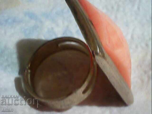 Όμορφο ασημένιο δαχτυλίδι Preston SES κοράλλι με τιμή 20.00 BGN | € 10.23