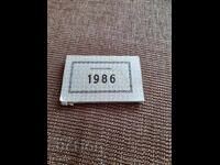 Etichete vechi Fabricate în 1986