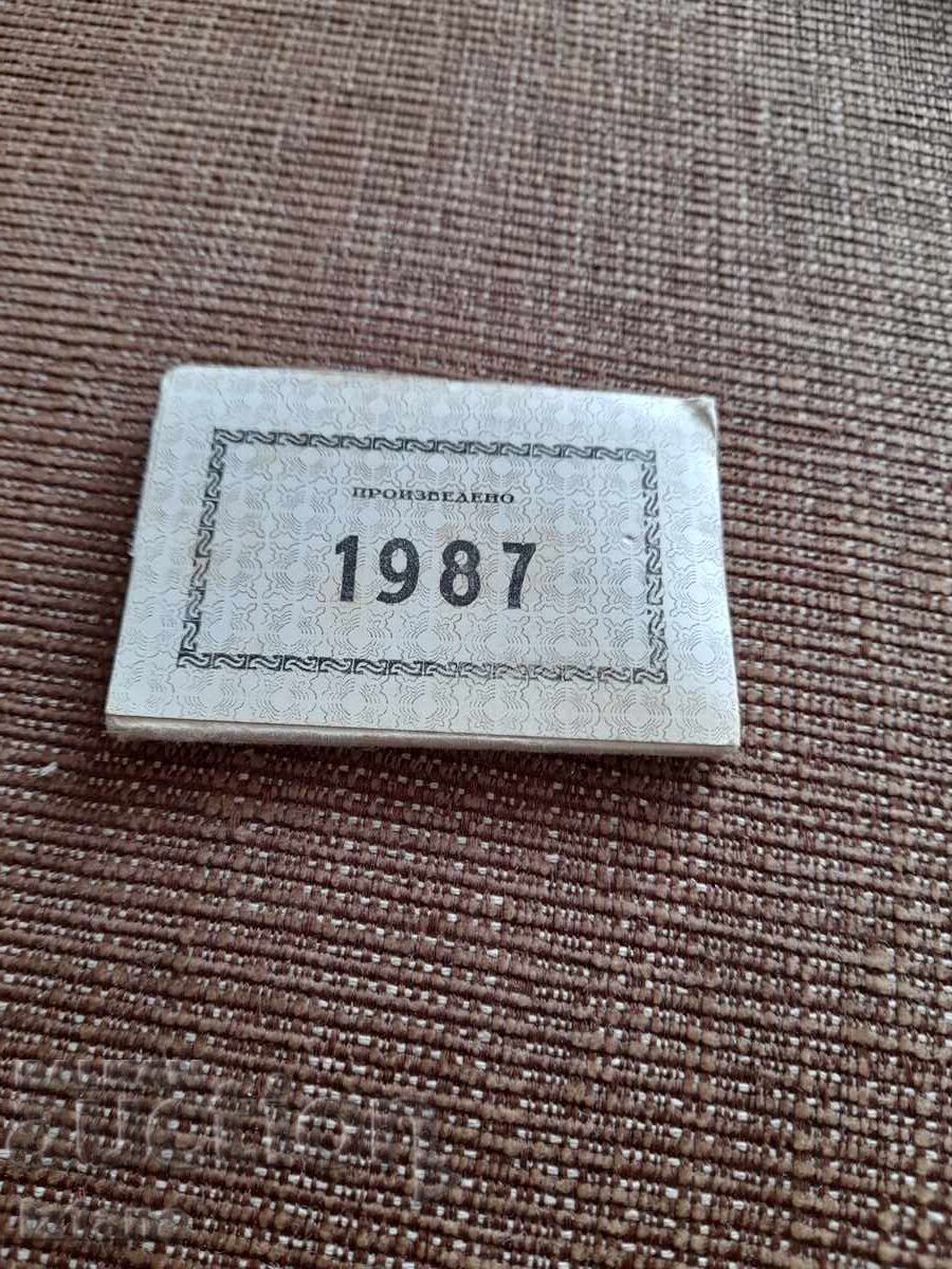 Etichete vechi Fabricat 1987