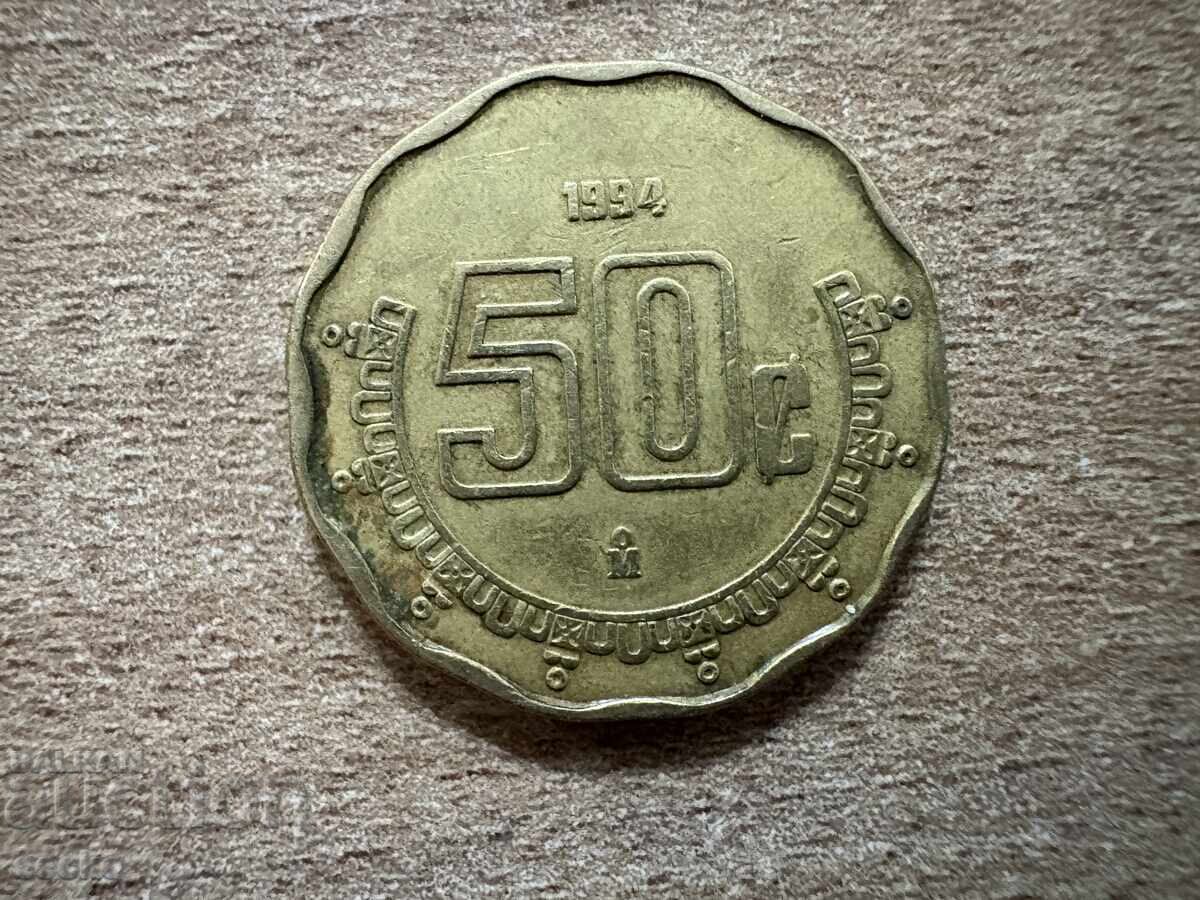Mexico - 50 Centavos (1994)