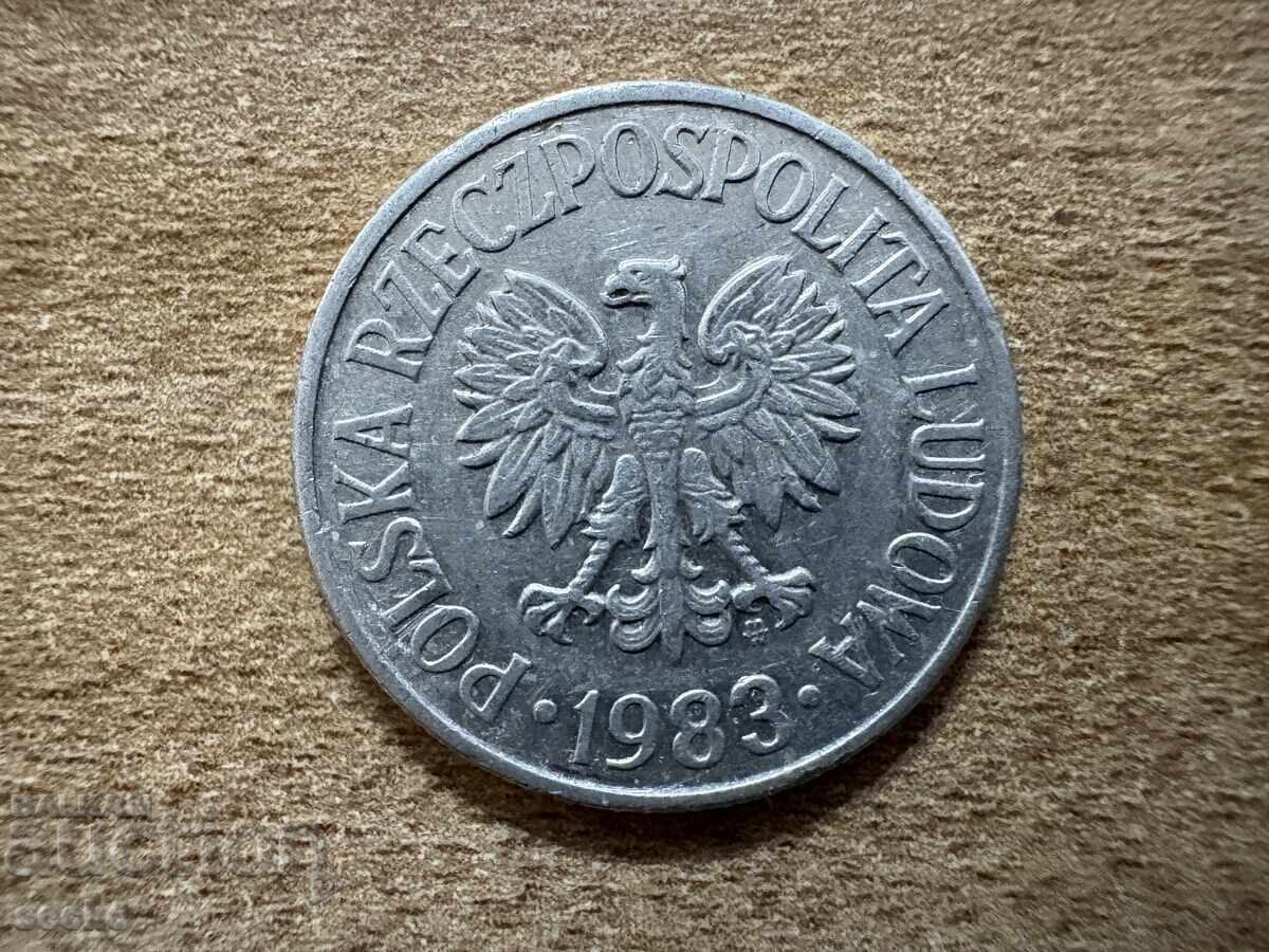 Πολωνία - 50 γρόσια (1983) με τιμή 0.20 BGN | € 0.10 Πολωνία - 50 γρόσια (1983) με τιμή 0.20 BGN | € 0.10