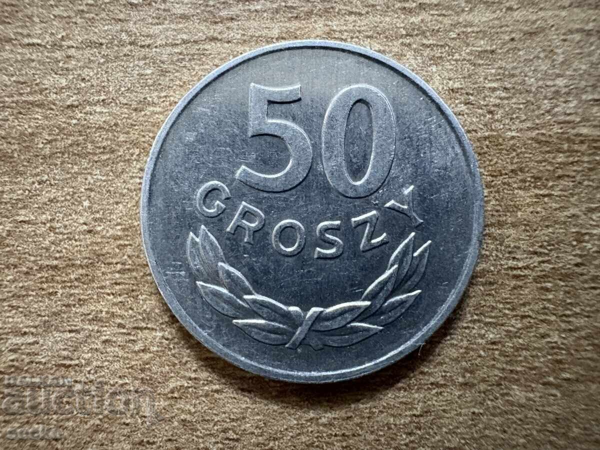 Poland - 50 groszy (1985)