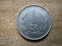 Polonia - 1 zloți (1985)