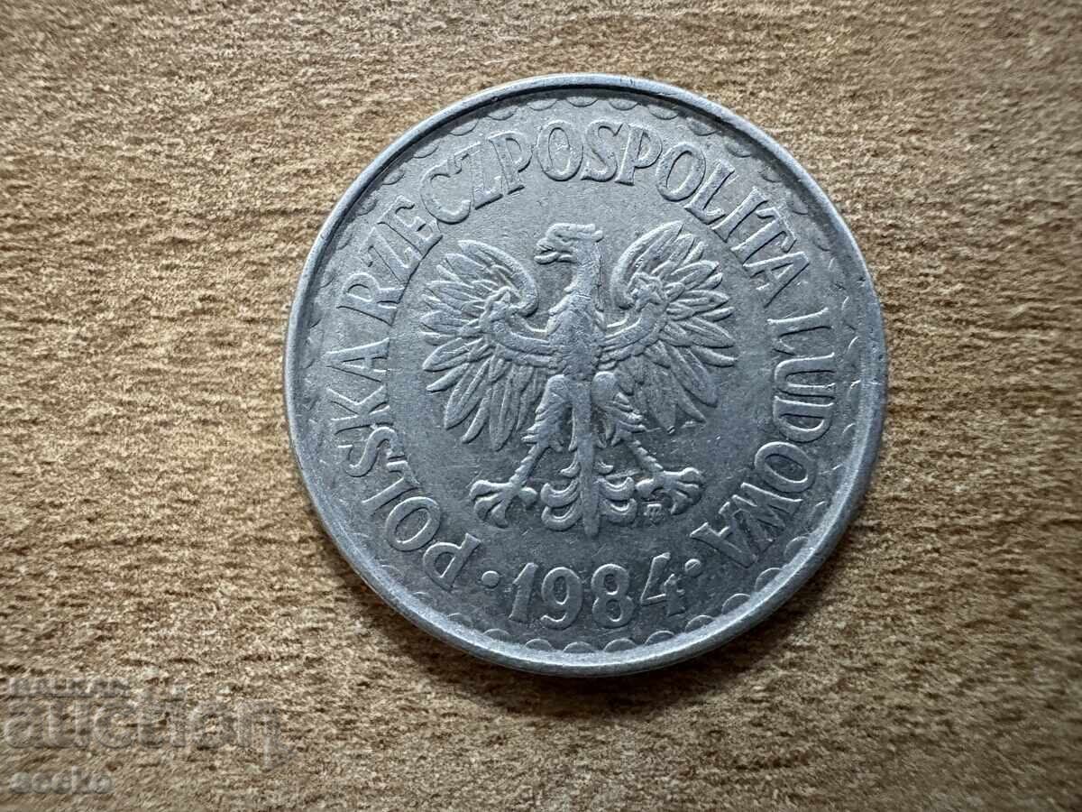 Poland - 1 Zloty (1984) with price € 0.13 | 0.25 BGN