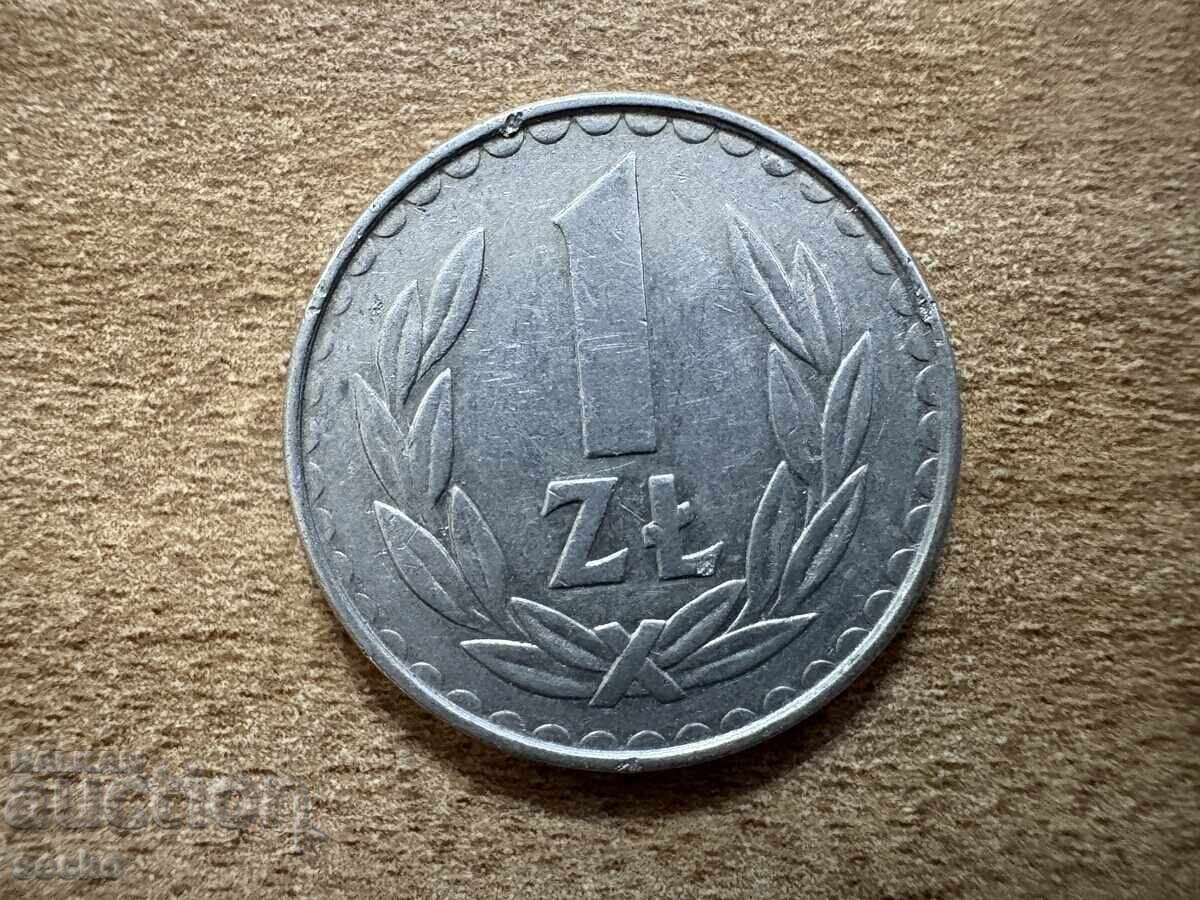 Poland - 1 Zloty (1984)