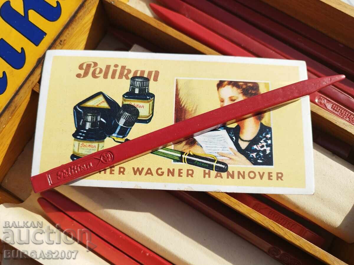 Аукцион Стар червен восък PELIKAN, 1940 - те
