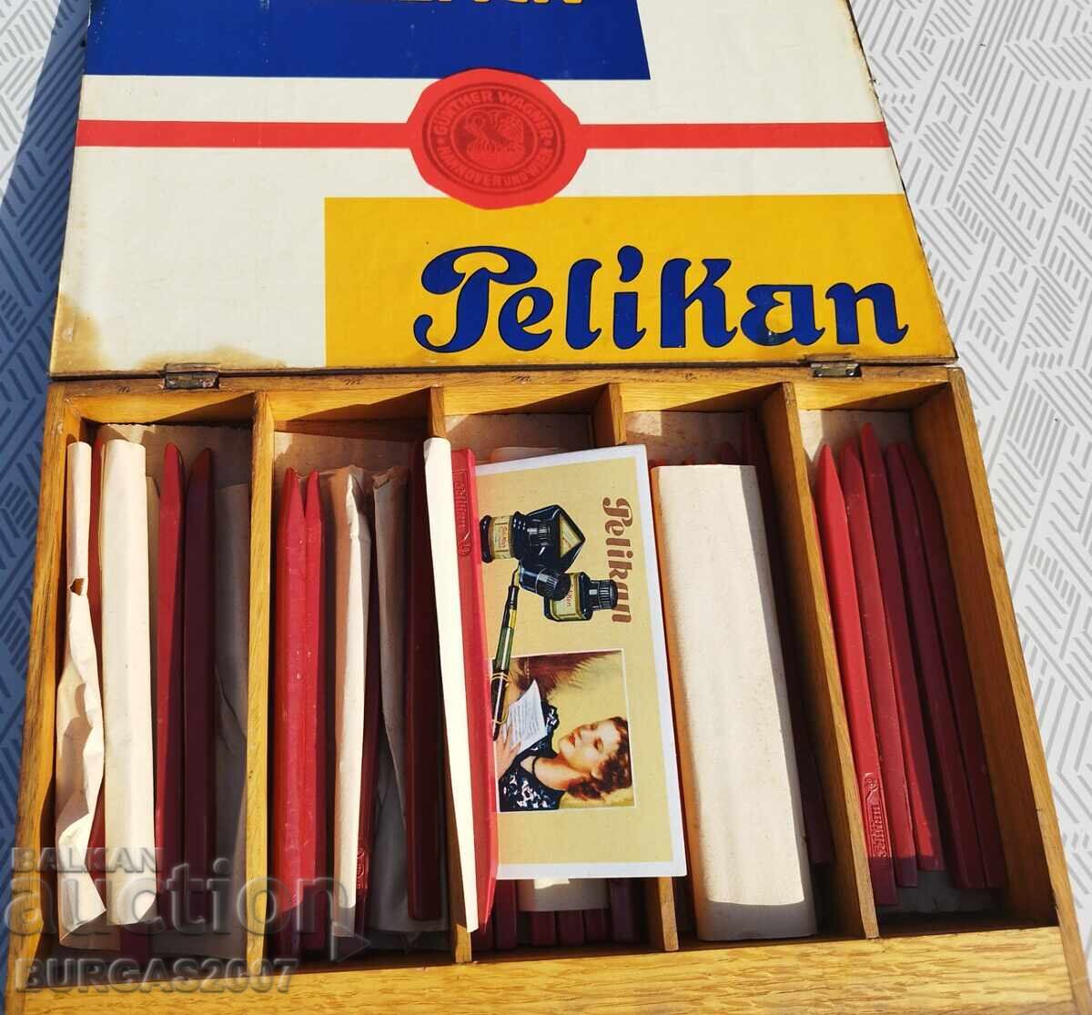 Стар червен восък PELIKAN, 1940 - те