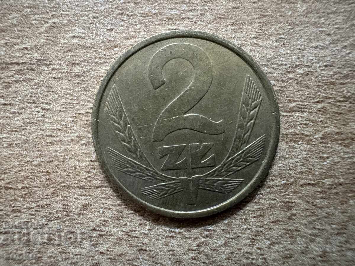 Полша - 2 злоти (1987) Полша - 2 злоти (1987)