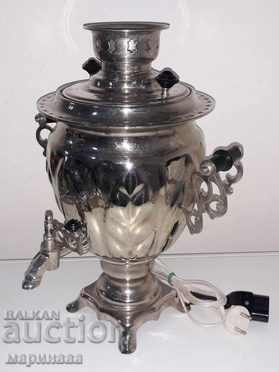 SAMOVAR. CHROME. BRONZE. TULA. USSR SAMOVAR. CHROME. BRONZE. TULA. USSR
