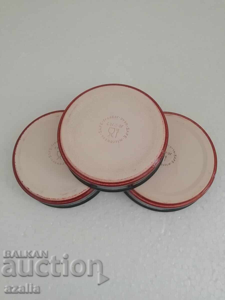 Delivery of 6 ceramic dessert bowls/molds Delivery of 6 ceramic dessert bowls/molds