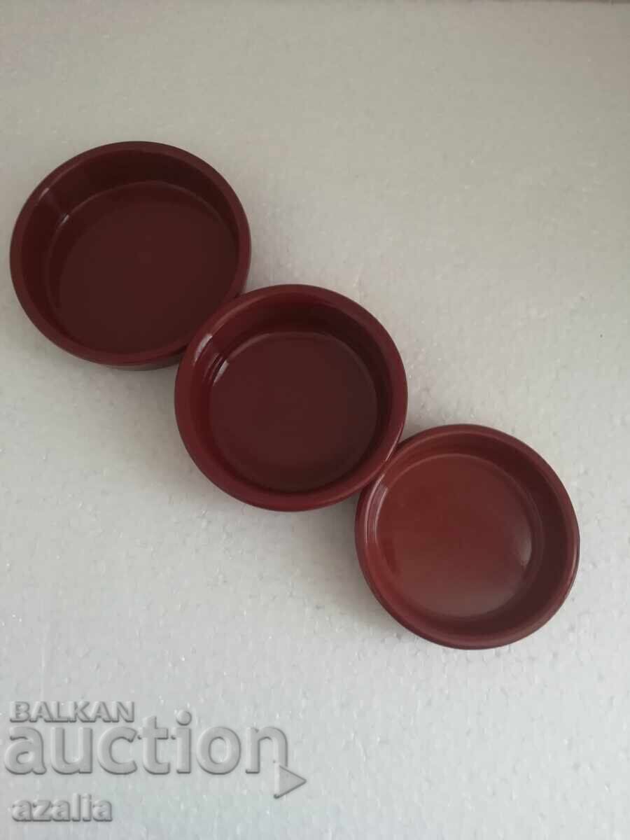 6 ceramic dessert bowls/molds - 5 6 ceramic dessert bowls/molds - 5