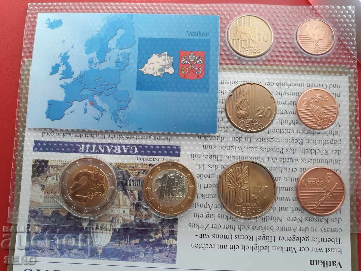 Auction  Vatican SET 2006 of 8 Proof Euro Coins