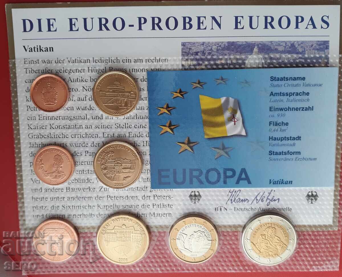Vatican SET 2006 of 8 Proof Euro Coins