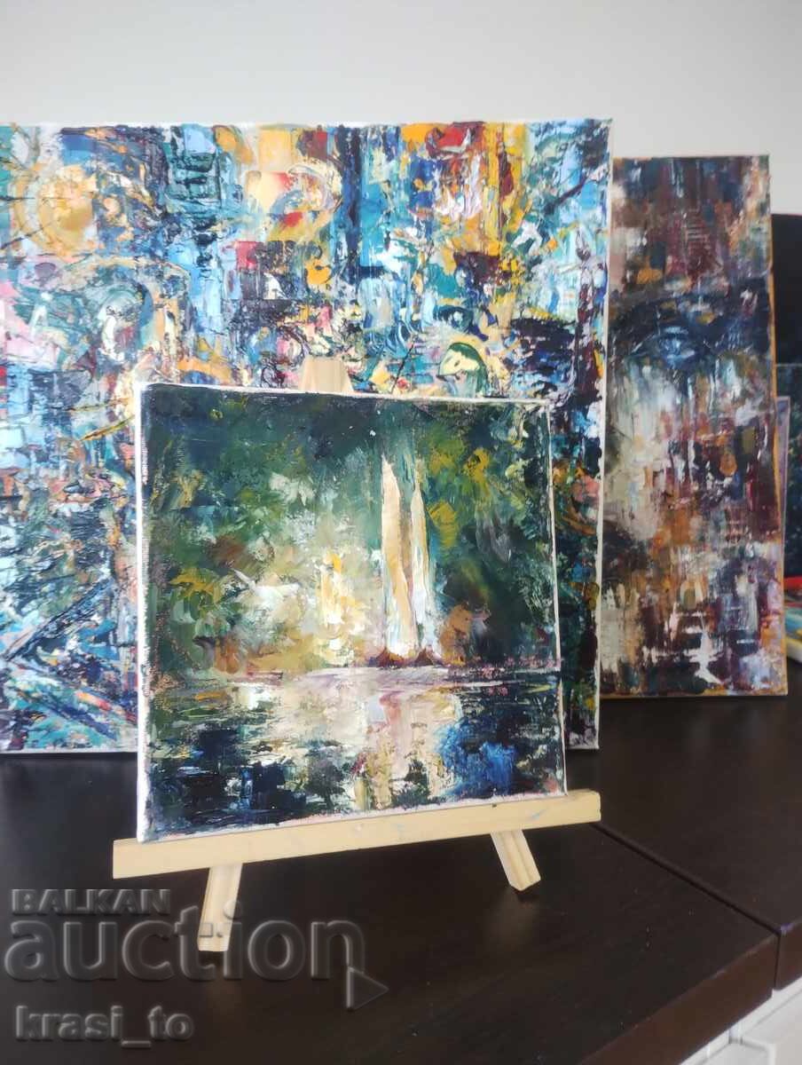 Παράδοση Φωτογραφία του συγγραφέα. Ελαιοχρωματισμοί σε καμβά. Παράδοση Φωτογραφία του συγγραφέα. Ελαιοχρωματισμοί σε καμβά.