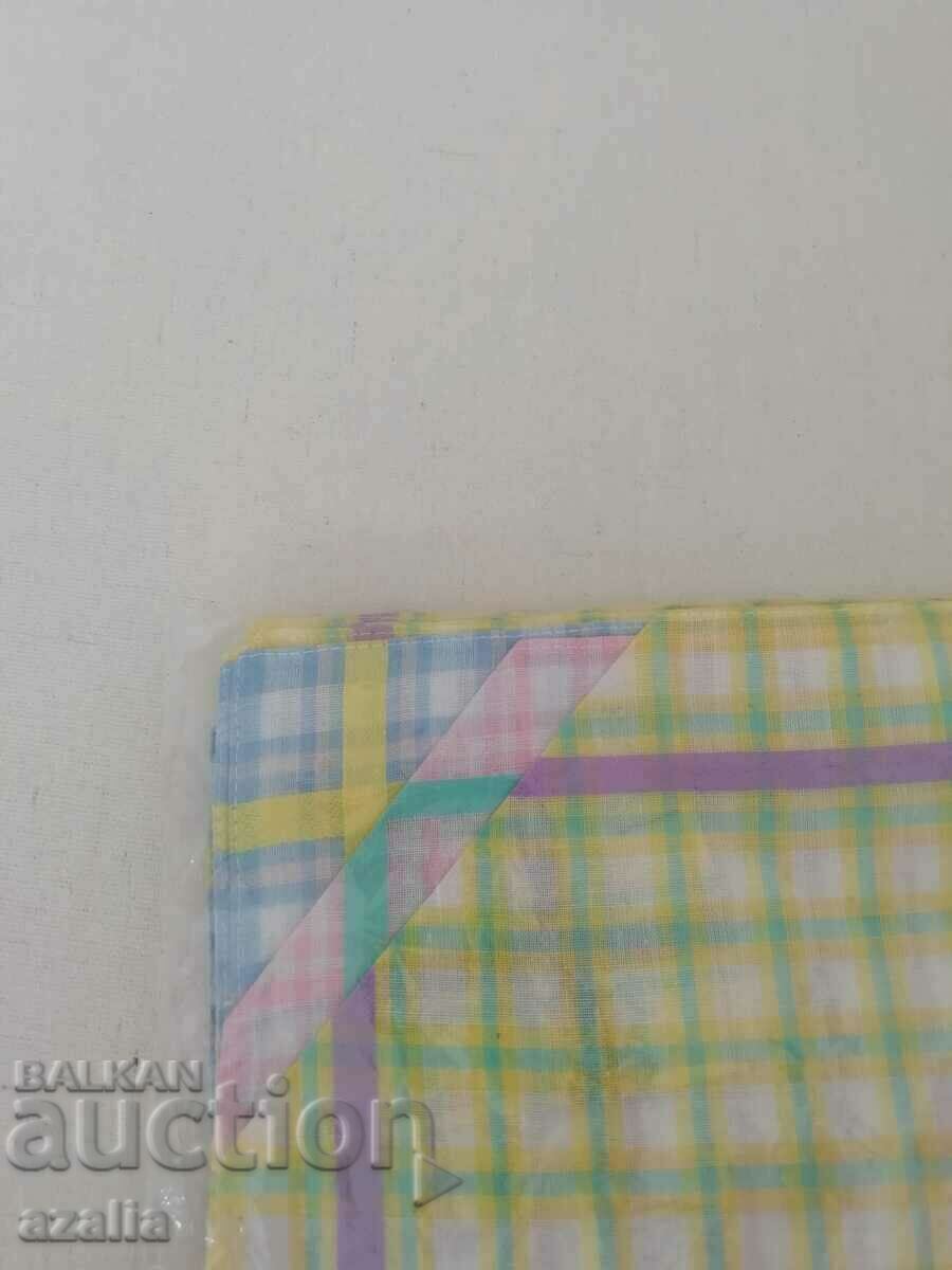 New set of 12 handkerchiefs, 100% cotton, 30/30 cm with price 18.00 BGN | € 9.20