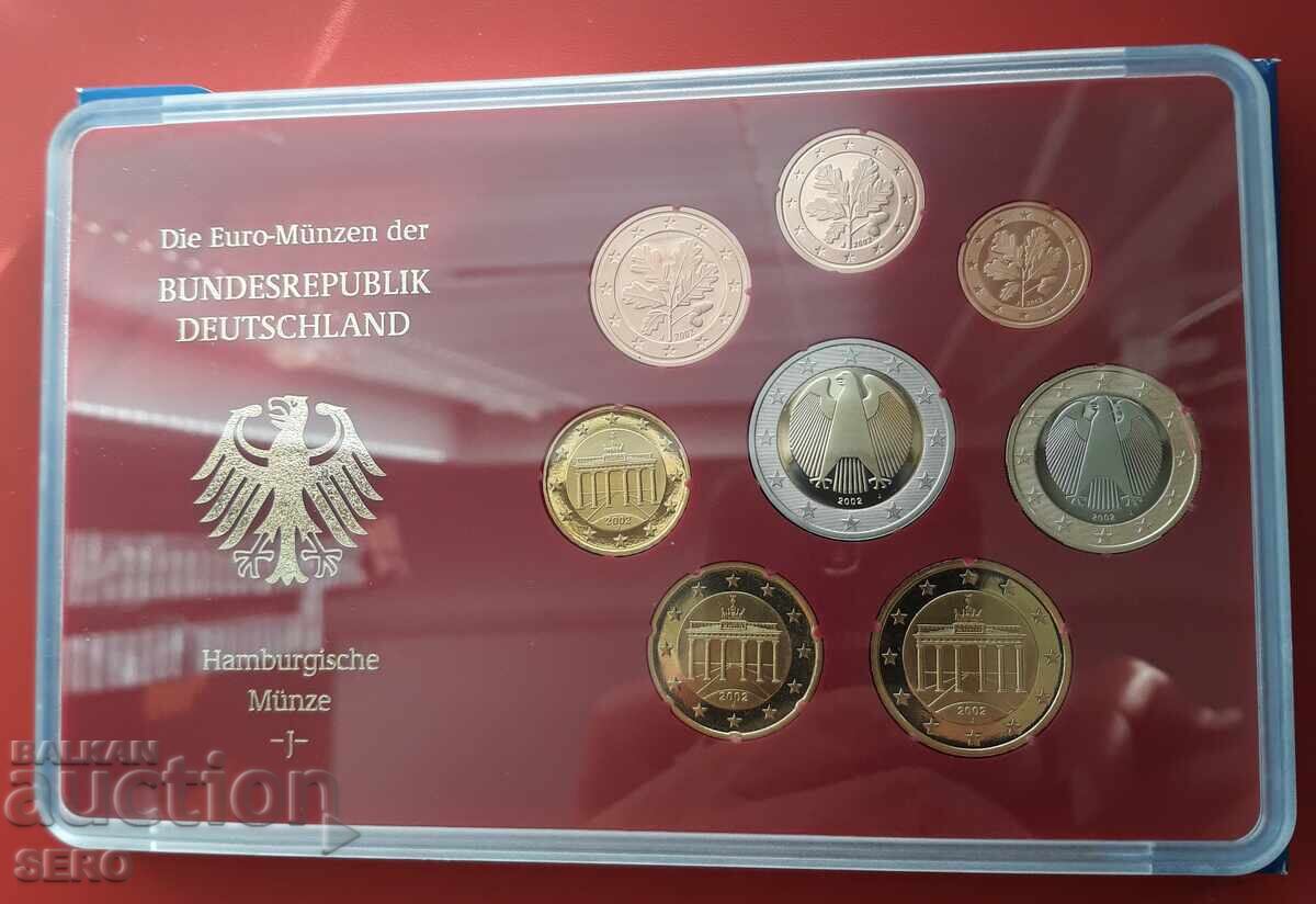 Licitație Germania - SET 2002 A-Berlin de la 8 euro monede