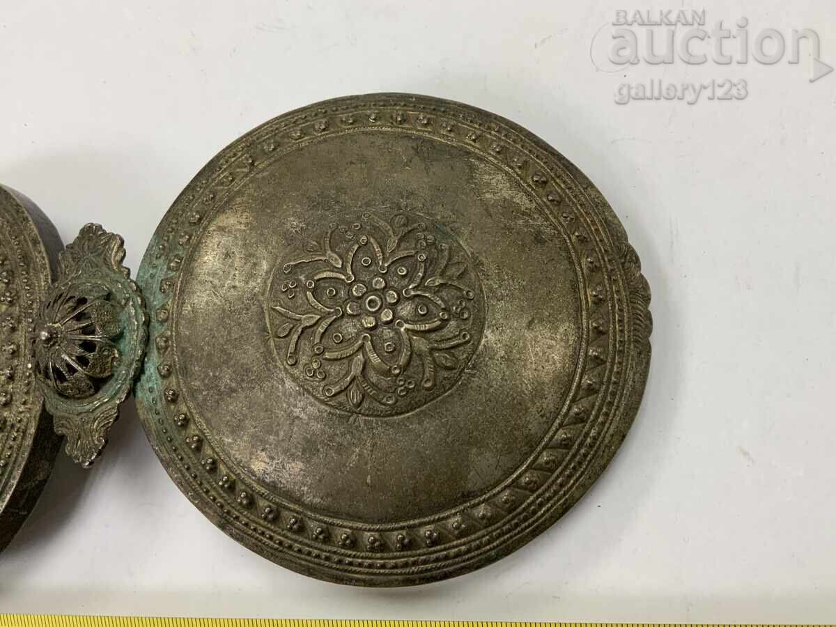 Delivery of Revival-era silver paftas (belt ornaments), cut, forged, uncleaned