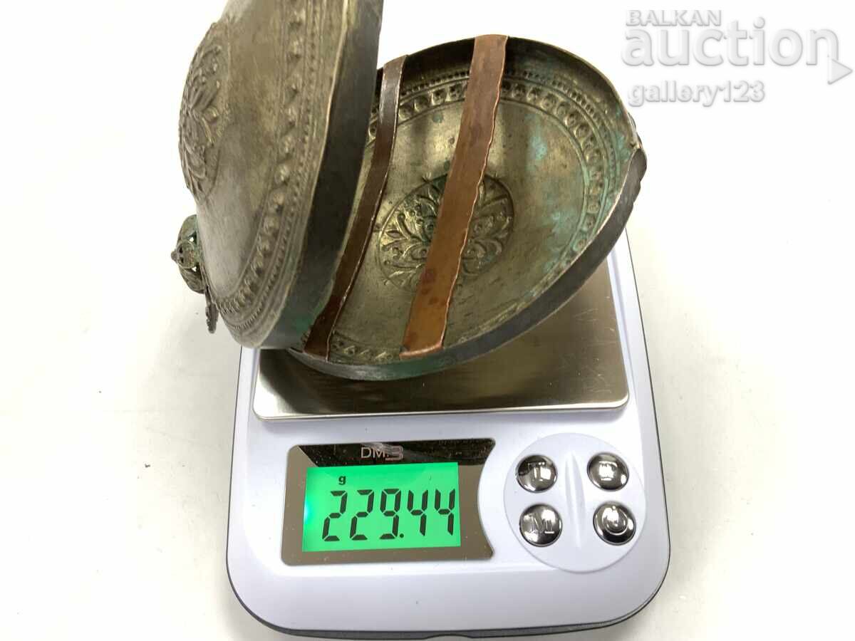 Revival-era silver paftas (belt ornaments), cut, forged, uncleaned - 7