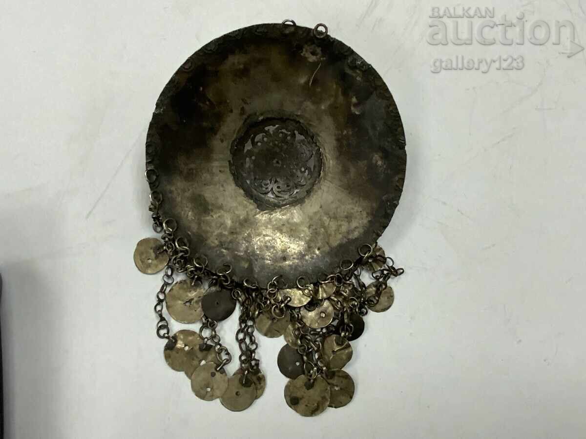 Revival-era silver filigree tepelek, uncleaned - 5