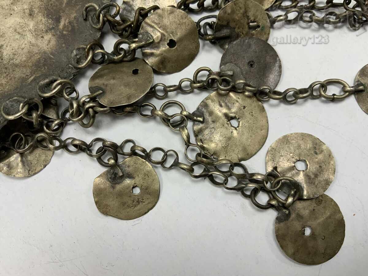 Revival-era silver filigree tepelek, uncleaned - 6