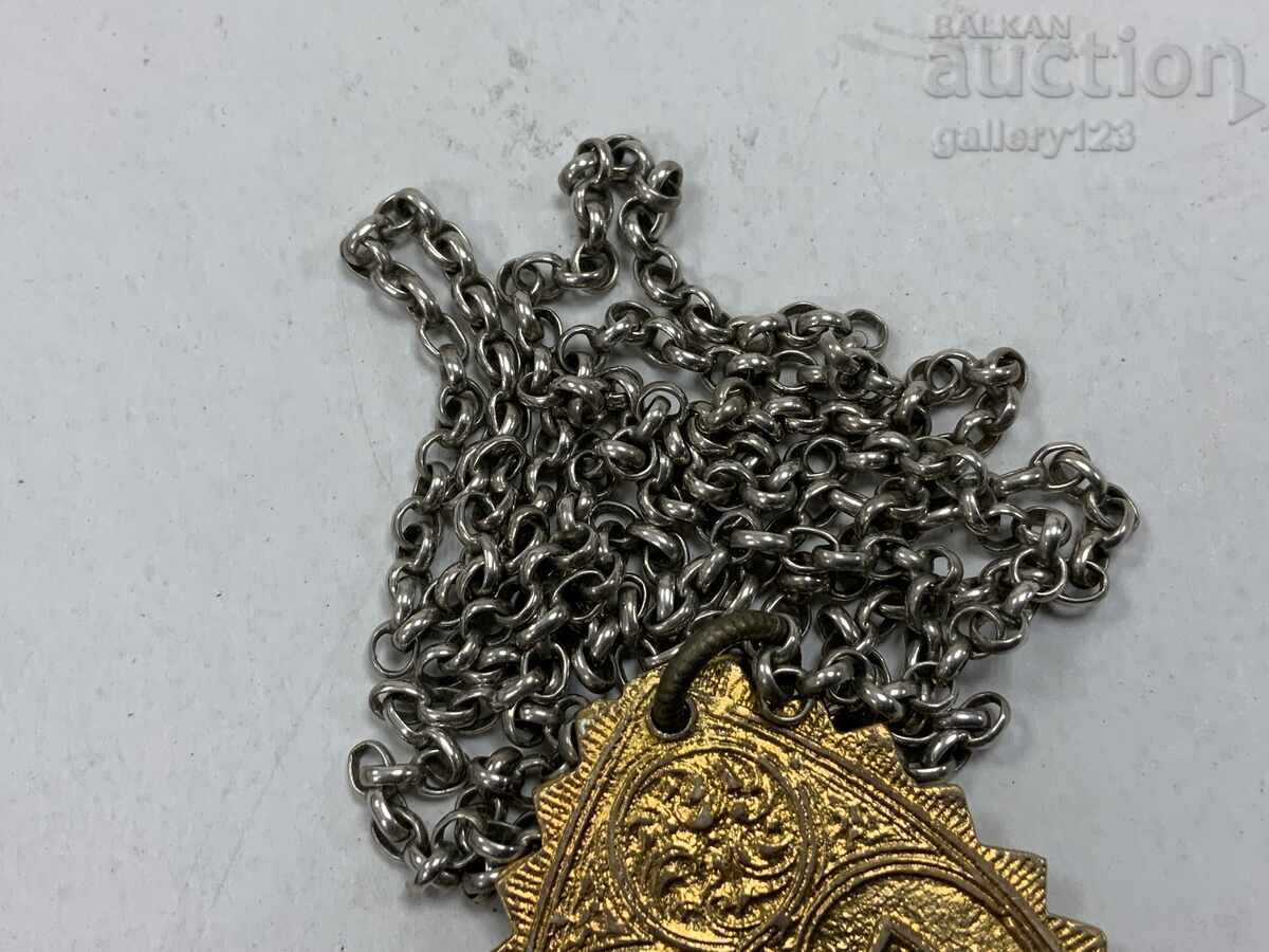 Παράδοση Αναγεννησιακή βάπτιση ασήμι επιχρύσωση αμφίπλευρη